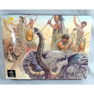 Hannibal's Carthaginian War Elephant w/Drivers Scale: 1/32